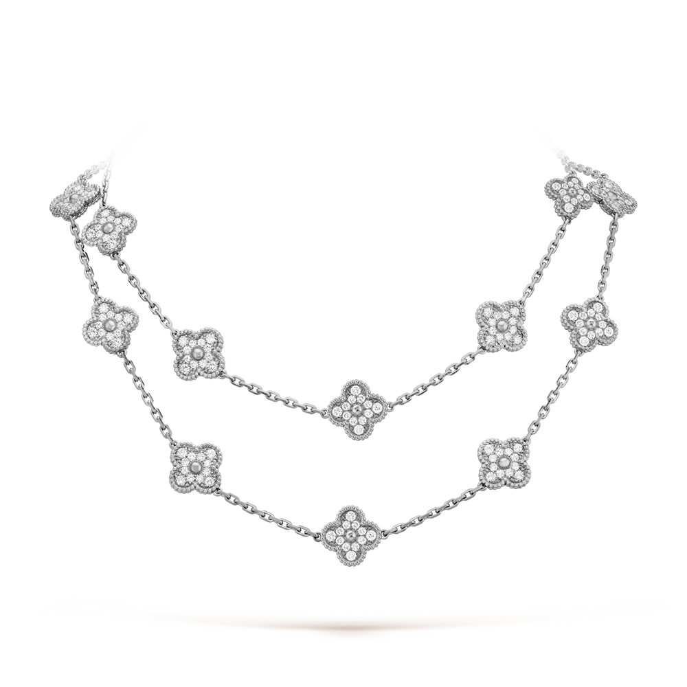 [sparkle Jewelry ]CLOVER 20 MOTIFS DIAMOND SILVER