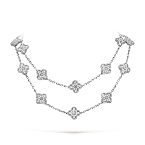 [sparkle Jewelry ]CLOVER 20 MOTIFS DIAMOND SILVER
