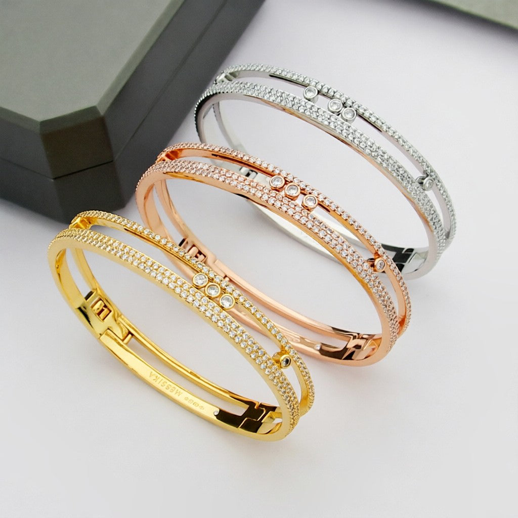 [sparkle Jewelry]Move Romane pavé bangle