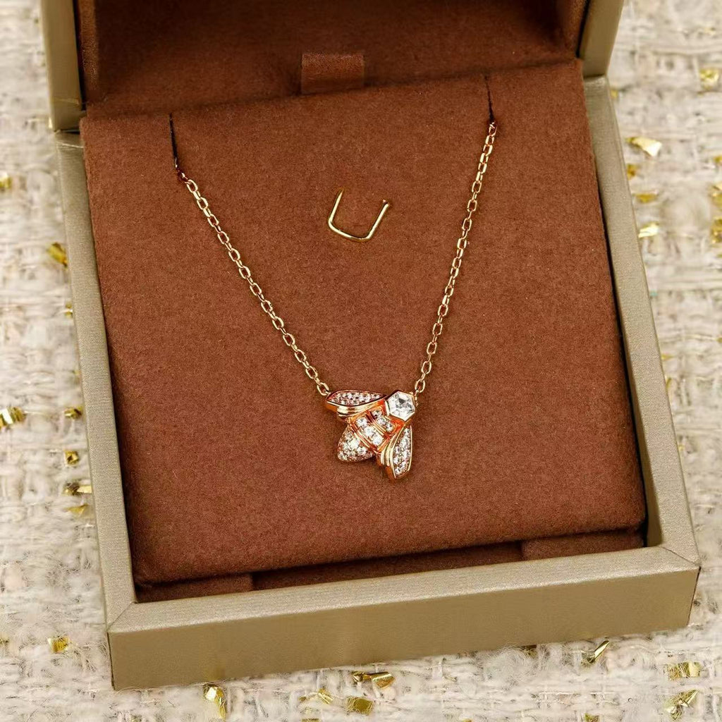 [sparkle Jewellery]Bee My Love Bee Diamond Necklace