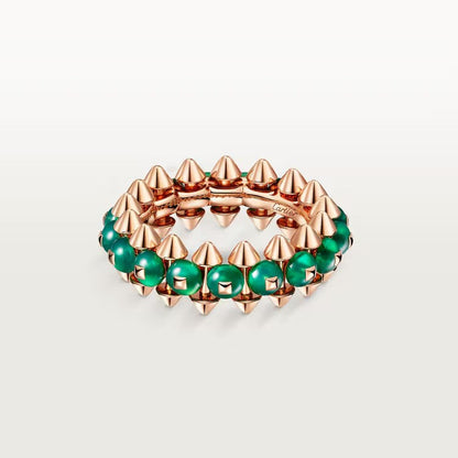 [sparkle Jewelery]CLASH 7.9MM AGATE CHALCEDONY RING