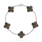 [sparkle Jewelry ] CLOVER 5 MOTIF GRAY MOP BRACELET COLLECTION