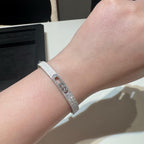 [sparkle Jewelry]Move Noa Ciselé half pavé bangle