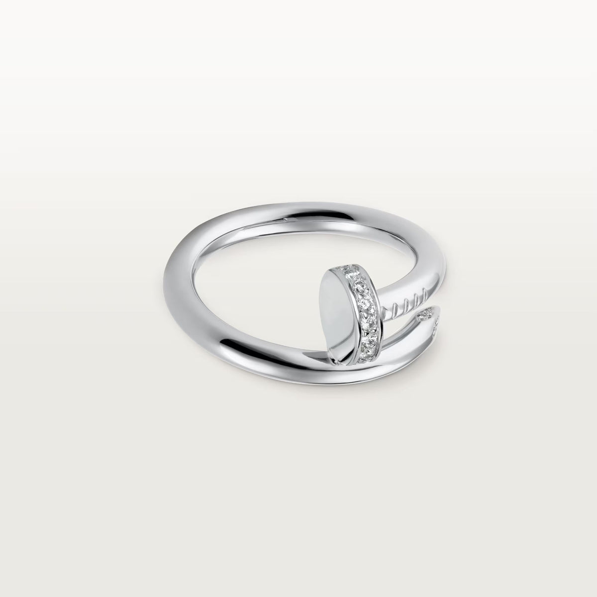 [sparkle Jewelery]JUSTE RING 2.6MM HALF DIAMOND