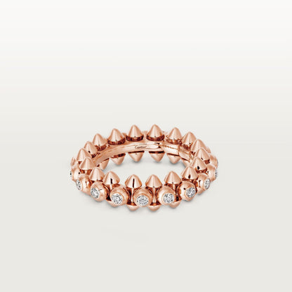 [sparkle Jewelery]CLASH 6.8MM DIAMOND MEDIUM RING