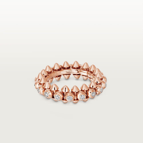 [sparkle Jewelery]CLASH 6.8MM DIAMOND MEDIUM RING