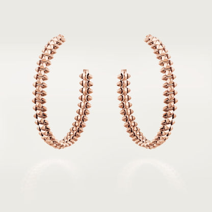 [sparkle Jewelery]CLASH HOOP LARGE EARRINGS