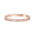 [sparkle Jewelery]LOVE BRACELET 6.1MM DIAMOND-PAVED 10 BIG DIAMONDS