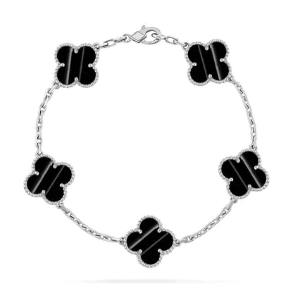[sparkle Jewelry ] CLOVER 5 MOTIF PULSAR STONE BRACELET COLLECTION