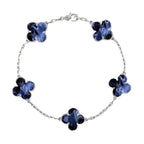 [sparkle Jewelry ]CLOVER 5 MOTIF PIETERSITE BRACELET COLLECTION