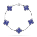 [sparkle Jewelry ]CLOVER 5 MOTIF BLUE VEINS BRACELET COLLECTION