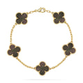 [sparkle Jewelry ] CLOVER 5 MOTIF GRAY MOP BRACELET COLLECTION