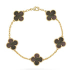[sparkle Jewelry ] CLOVER 5 MOTIF GRAY MOP BRACELET COLLECTION