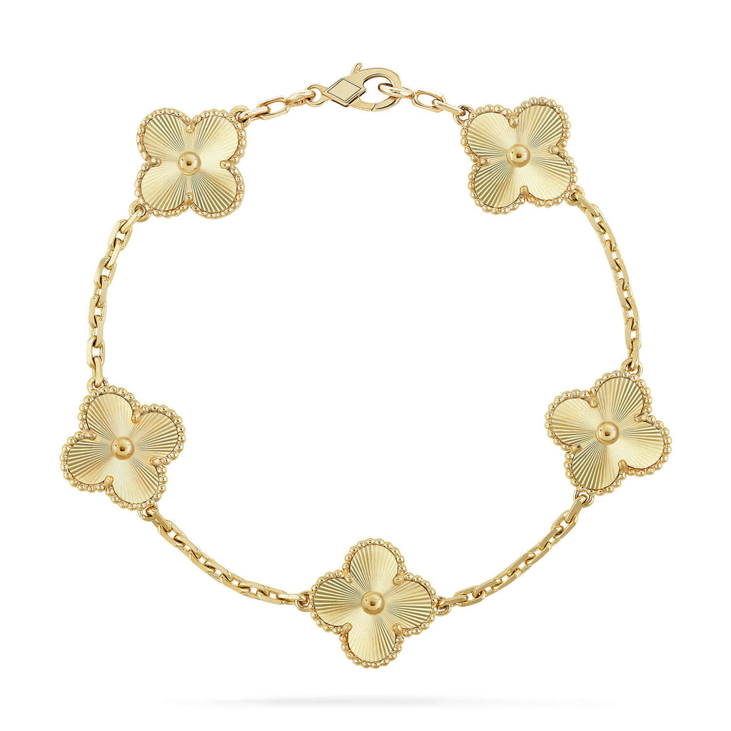 [sparkle Jewelry ] CLOVER 5 MOTIF LASER BRACELET COLLECTION