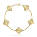 [sparkle Jewelry ] CLOVER 5 MOTIF LASER BRACELET COLLECTION