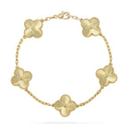 [sparkle Jewelry ] CLOVER 5 MOTIF LASER BRACELET COLLECTION