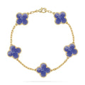 [sparkle Jewelry ]CLOVER 5 MOTIF BLUE VEINS BRACELET COLLECTION