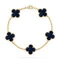 [sparkle Jewelry ]CLOVER 5 MOTIF PIETERSITE BRACELET COLLECTION