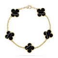 [sparkle Jewelry ] CLOVER 5 MOTIF PULSAR STONE BRACELET COLLECTION
