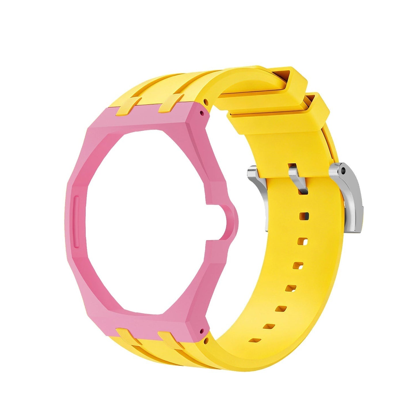 [Sparkle]Royal Oak Pop Exklusives Gehäuse aus Bioceramic & Silikonarmband Mix Color
