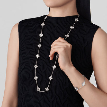 [sparkle Jewelry ]CLOVER 20 MOTIFS  LASER SILVER