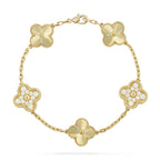 [sparkle Jewelry ] CLOVER 5 MOTIF LASER BRACELET COLLECTION