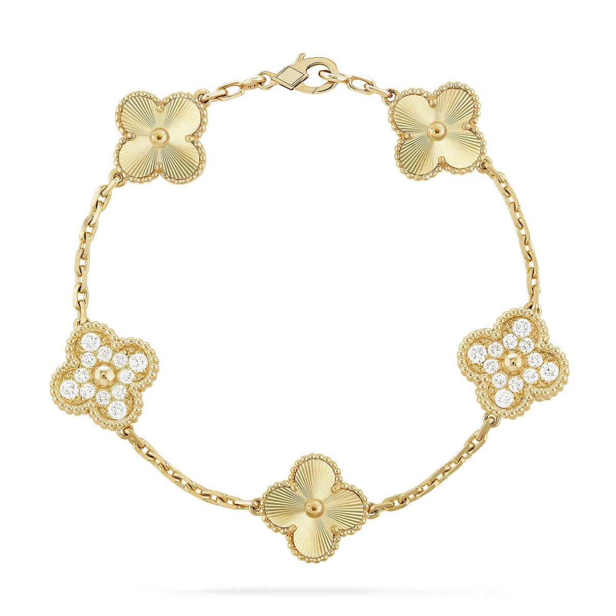 [sparkle Jewelry ] CLOVER 5 MOTIF LASER BRACELET COLLECTION