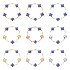 [sparkle Jewelry ]CLOVER 5 MOTIF BLUE VEINS BRACELET COLLECTION