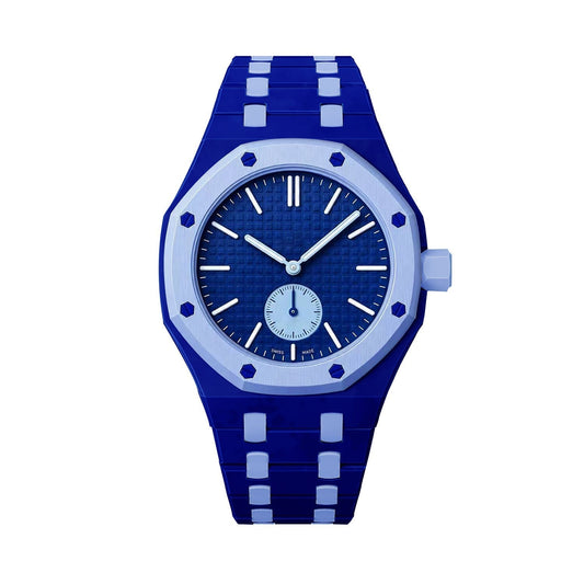 [Sparkle]OAK POP EXKLUSIVES DUNKELBLAUES UND HELLBLAUES BIOCERAMIC-ARMBAND