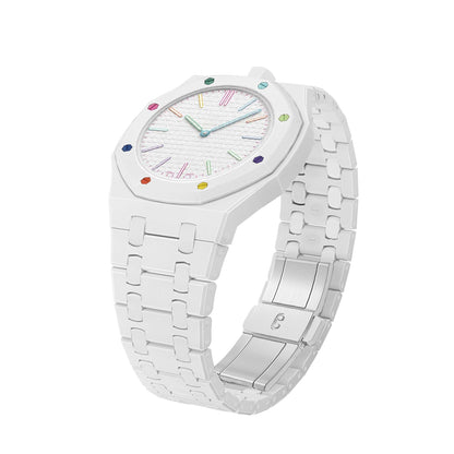 [Sparkle]OAK POP EXKLUSIVES WEISSES BIOKERAMIKARMBAND