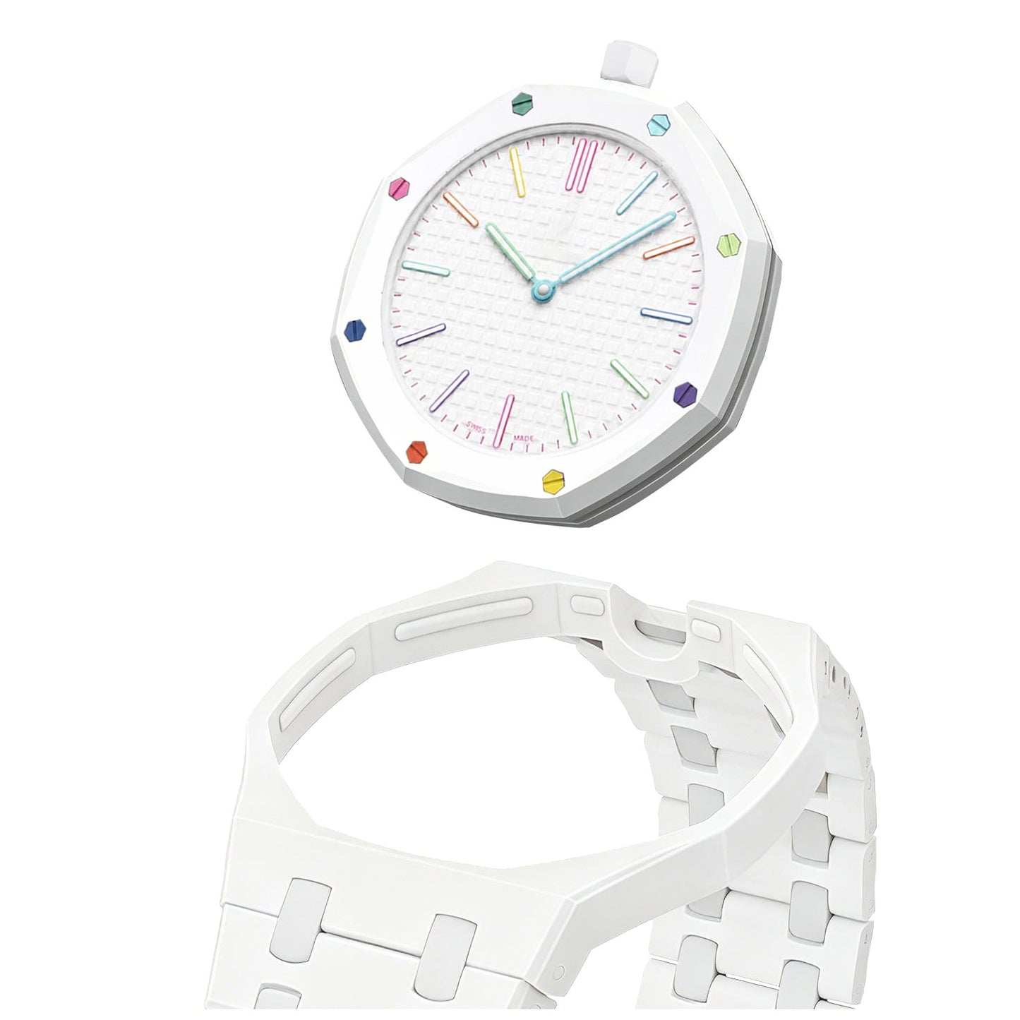 [Sparkle]OAK POP EXKLUSIVES WEISSES BIOKERAMIKARMBAND