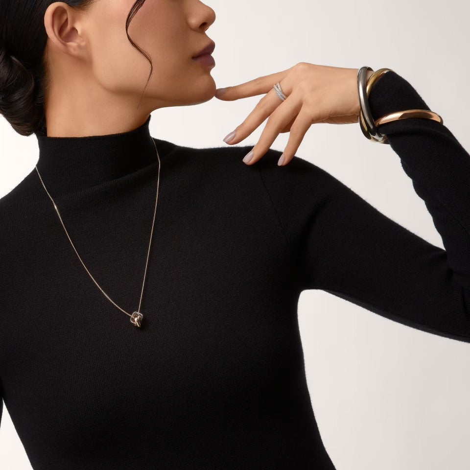[sparkle Jewelery]TRINITY CUSHION NECKLACE COLLECTION