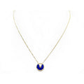 [sparkle Jewelry]AMULETTE ROSE GOLD AGATE NECKLACE