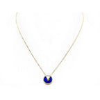 [sparkle Jewelry]AMULETTE ROSE GOLD AGATE NECKLACE