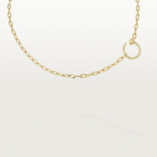 [sparkle] JUSTE NECKLACE FULL DIAMONDS