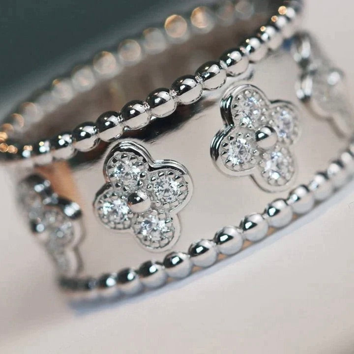 [sparkle Jewelry ]CLOVER KALEIDOSCOPE RING 10MM