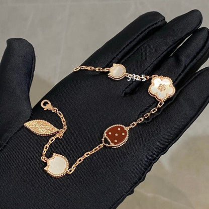 [sparkle Jewelry ]LUCKY SPRING 5 MOTIF BRACELET