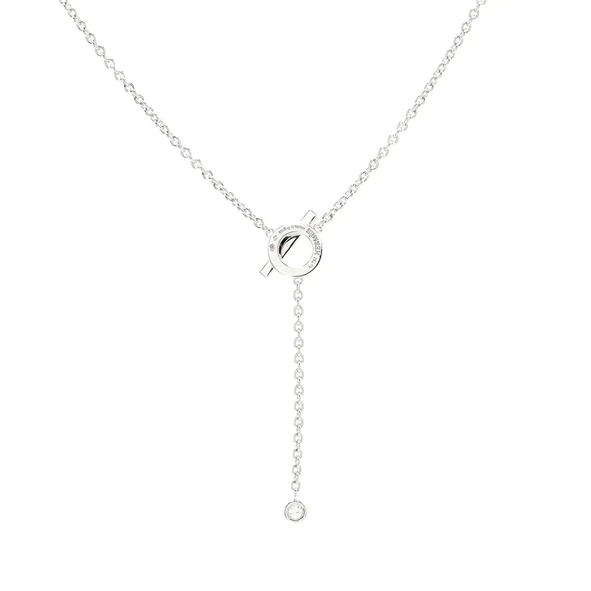 [sparkle Jewelry ]FINESSE SILVER DIAMOND NECKLACE