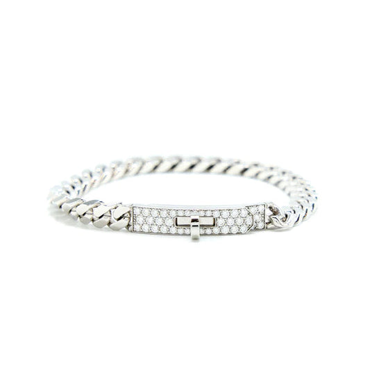 [Sparkle]KELLY CHAIN SILBER DIAMANTEN ARMBAND