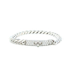 [sparkle Jewelry ]KELLY CHAIN SILVER DIAMOND BRACELET