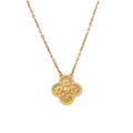 [sparkle Jewelry ]CLOVER 15MM  BRONZING NECKLACE