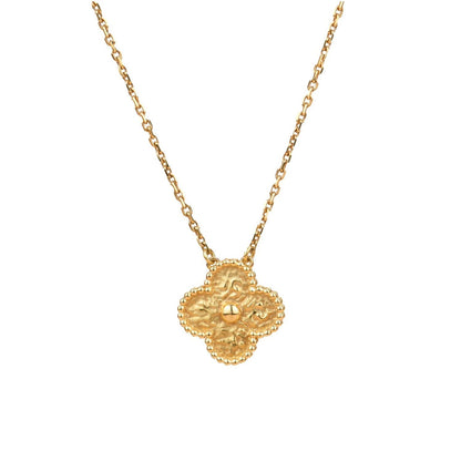 [sparkle Jewelry ]CLOVER 15MM  BRONZING NECKLACE
