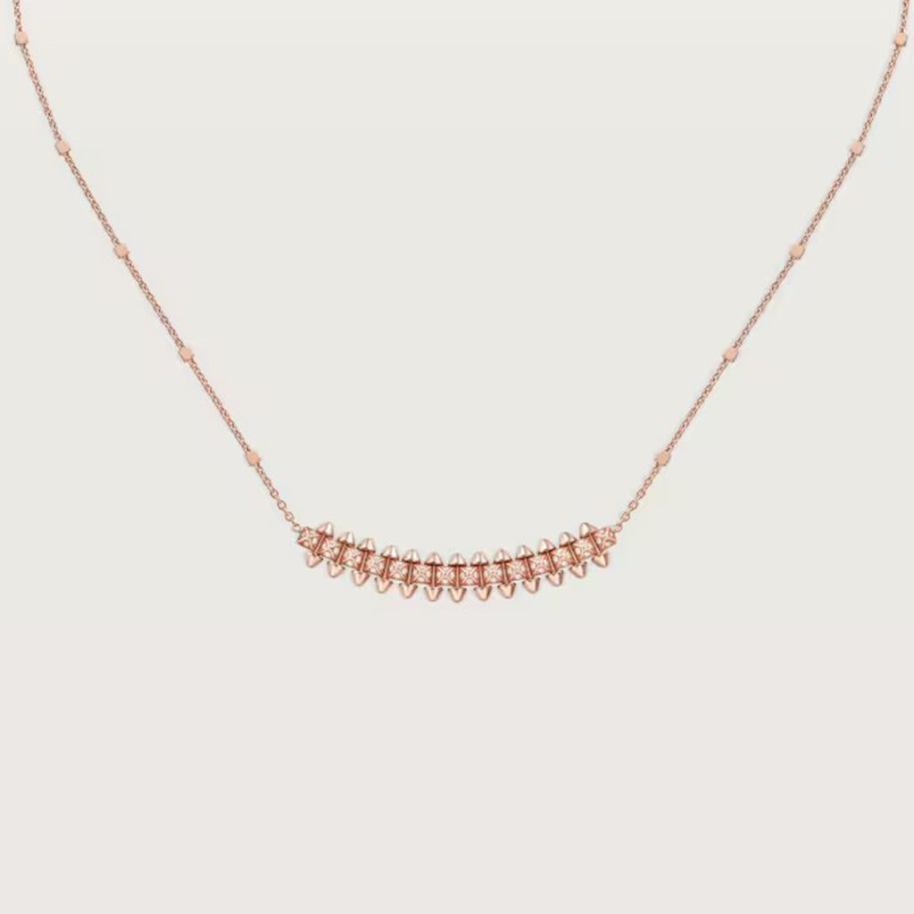 [sparkle Jewelery]CLASH  SMALL FULL DIAMOND NECKLACE