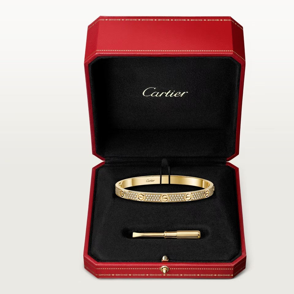 [sparkle Jewelery]LOVE BRACELET 4.8MM DIAMOND-PAVED