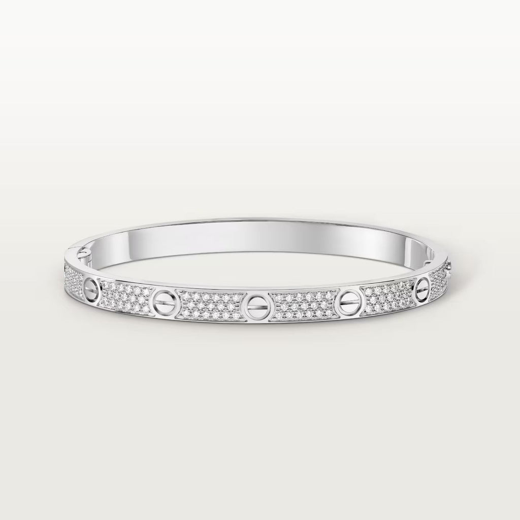 [sparkle Jewelery]LOVE BRACELET 4.8MM DIAMOND-PAVED