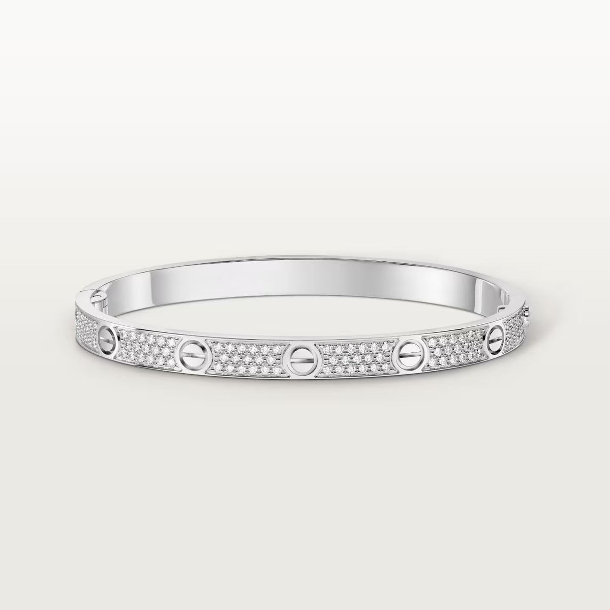 [sparkle Jewelery]LOVE BRACELET 4.8MM DIAMOND-PAVED