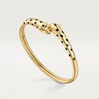 [sparkle Jewelery]PANTHERE DOUBLE HEADED OPEN BRACELET