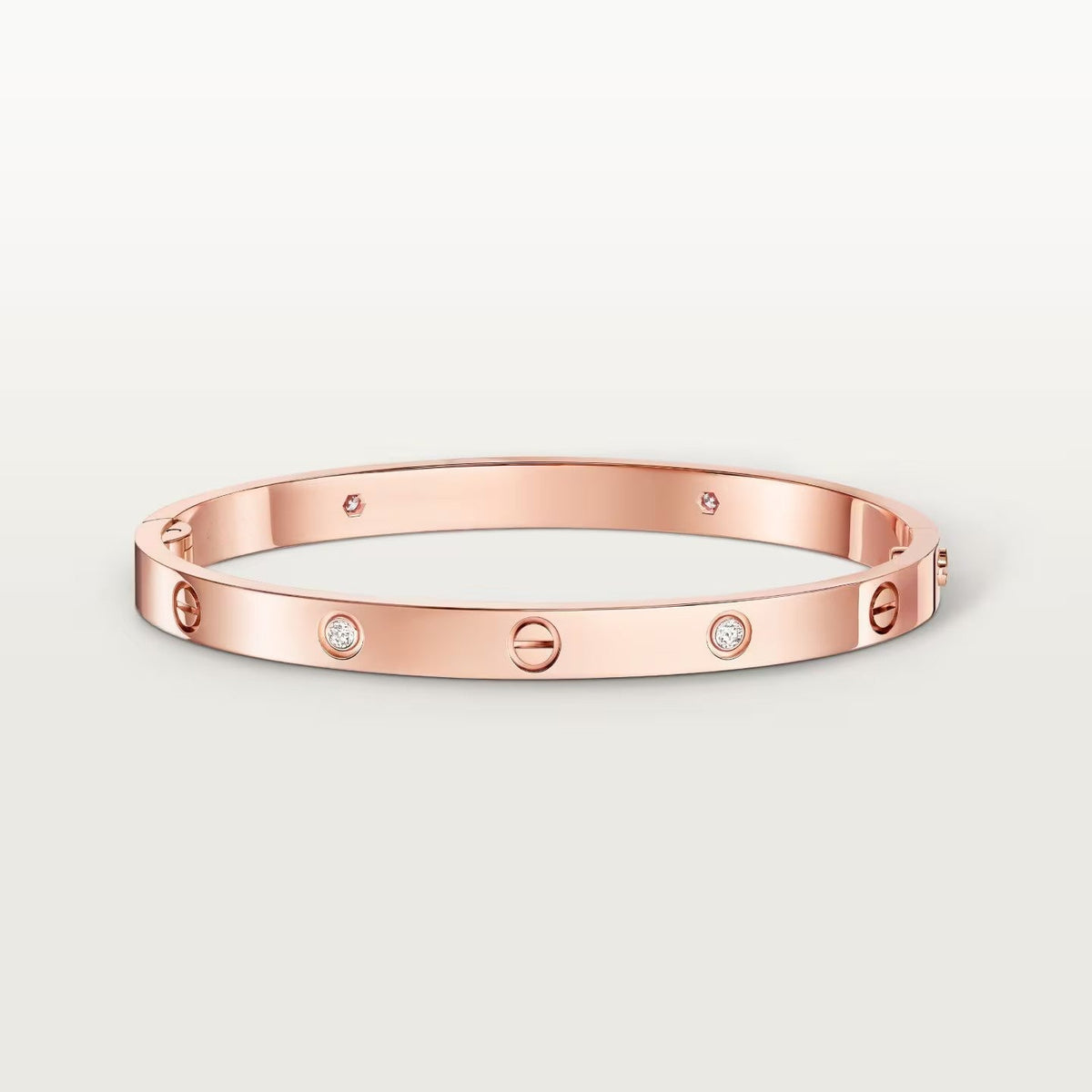 [sparkle Jewelery]LOVE BRACELET 4.8MM 4 DIAMONDS