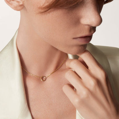 [sparkle Jewelery]TRINITY MINI NECKLACE
