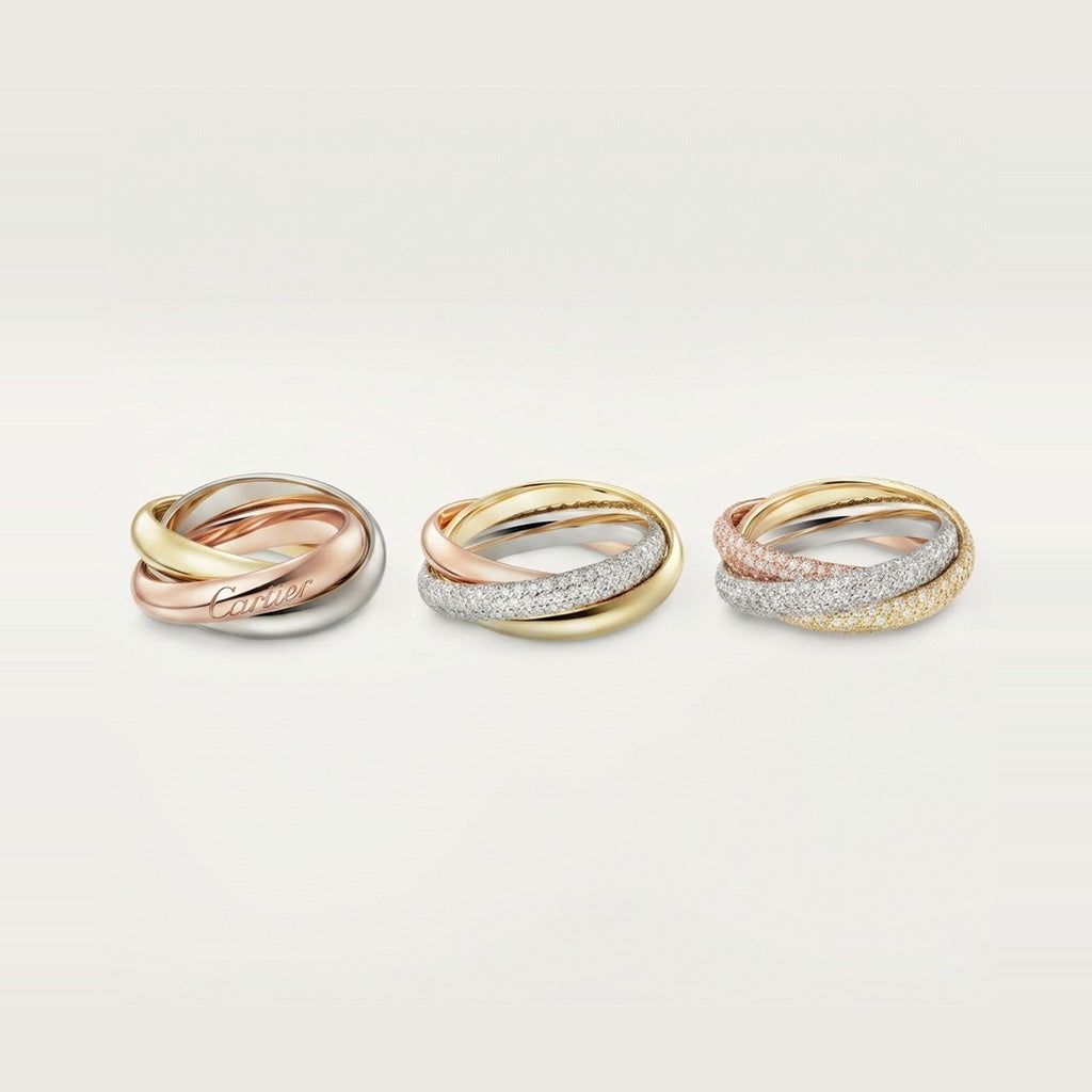 [sparkle Jewelery]TRINITY 3.2MM RING COLLECTION